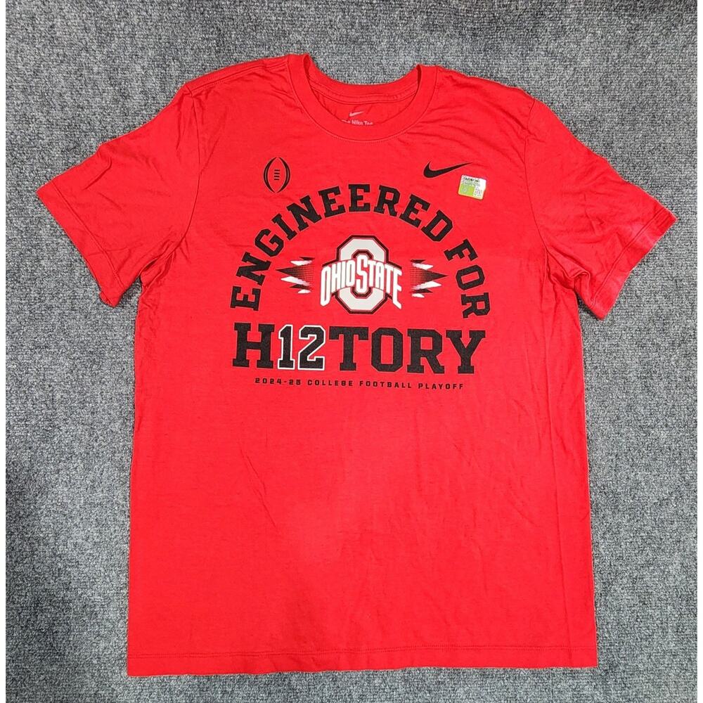 Nike Ohio State Buckeyes H12TORY 2024 College Football Playoff Shirt Mens L